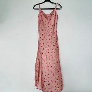 NWT Cowl Neck Printed Maxi Dress [S]